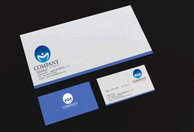 画像2: M・人・輪・グラデーション・ロゴ・マークデザイン3762 (2)