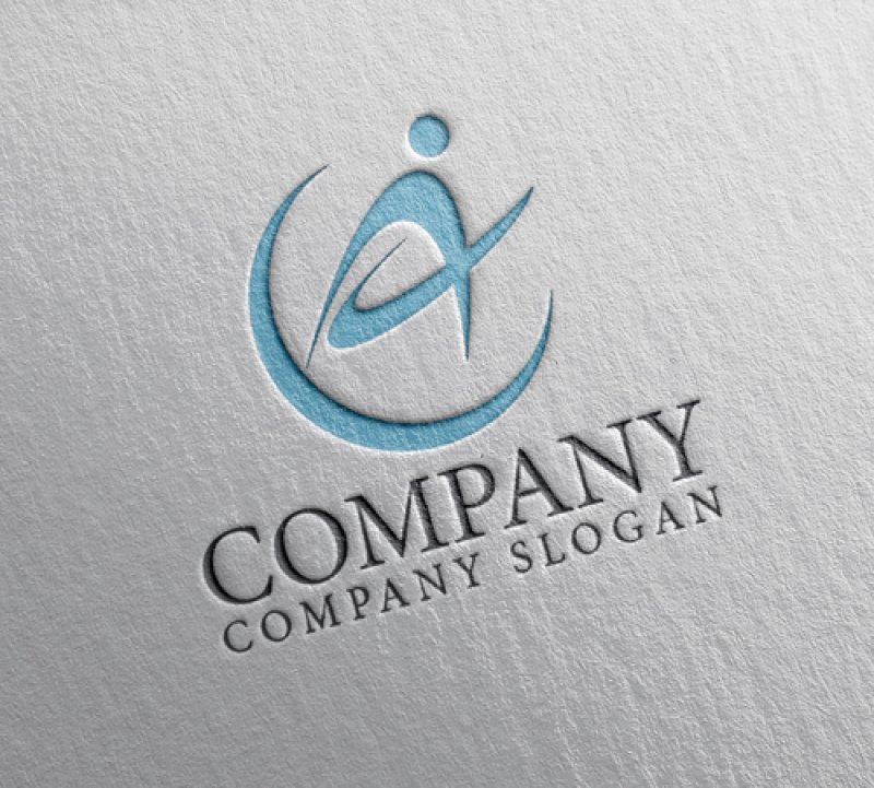 画像2: 人・楕円・輪・曲線・上昇・A・アルファベット・ロゴ・マークデザイン1220 (2)