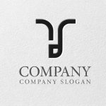 画像2: d・音符・T・アルファベット・ロゴ・マークデザイン5757 (2)