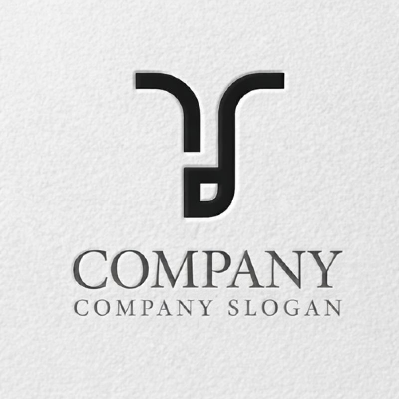 画像2: d・音符・T・アルファベット・ロゴ・マークデザイン5757 (2)