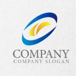 画像2: O・曲線・上昇・アルファベット・グラデーション・ロゴ・マークデザイン5762 (2)