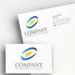 画像3: O・曲線・上昇・アルファベット・グラデーション・ロゴ・マークデザイン5762 (3)