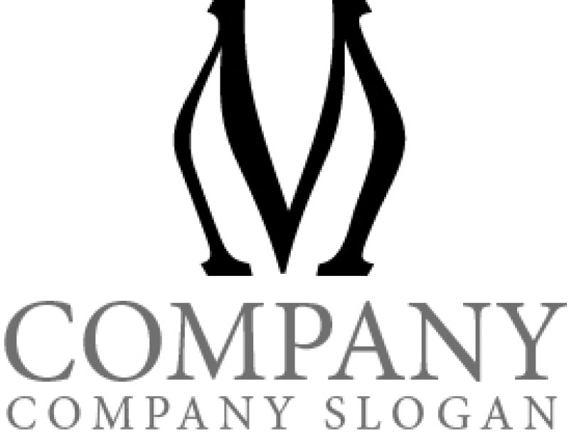 画像1: M・六角形・V・アルファベット・ロゴ・マークデザイン5765 (1)