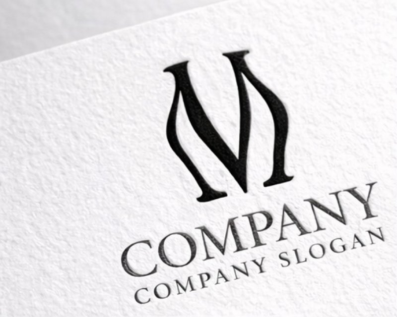 画像2: M・六角形・V・アルファベット・ロゴ・マークデザイン5765 (2)