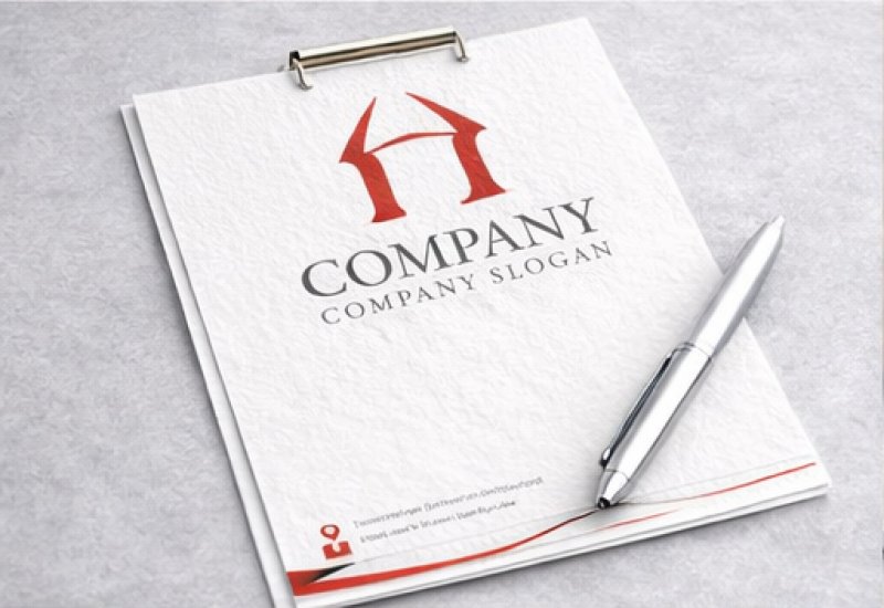 画像4: H・家・橋・アルファベット・ロゴ・マークデザイン5766 (4)