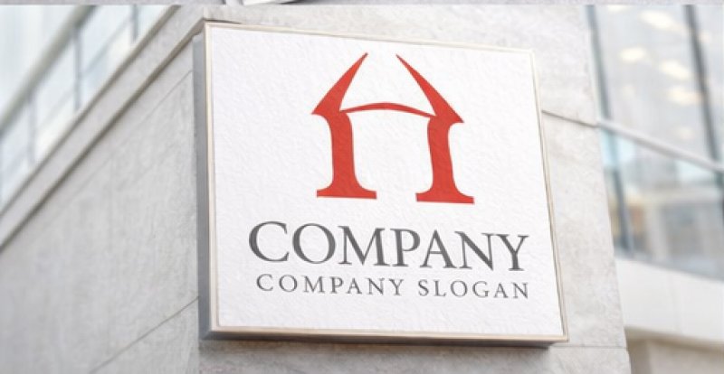 画像6: H・家・橋・アルファベット・ロゴ・マークデザイン5766 (6)