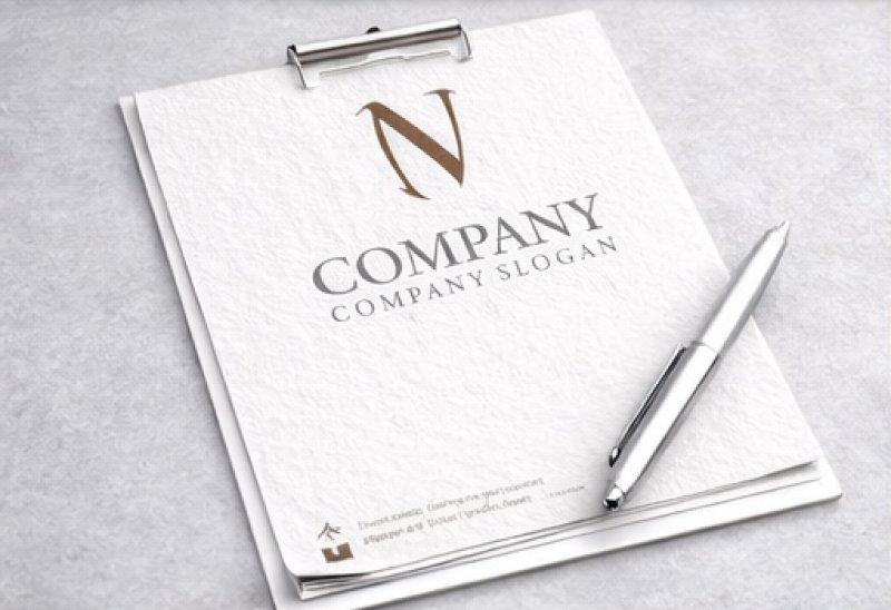 画像4: N・剣・アルファベット・ロゴ・マークデザイン5767 (4)