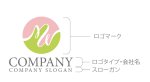 画像8: M・曲線・W・輪・アルファベット・ロゴ・マークデザイン5770 (8)