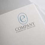 画像3: e・輪・アルファベット・会社ロゴ・マークデザイン5772 (3)