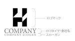 会社ロゴデザイン｜Hとビルを表現したロゴ