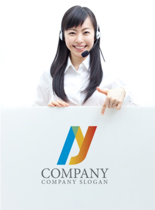 画像3: A・Y・J・上昇・アルファベットロゴ・マークデザイン1009 (3)