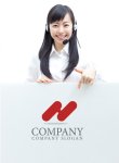 画像3: H・N・?り・連続・アルファベットロゴ・マークデザイン1017 (3)