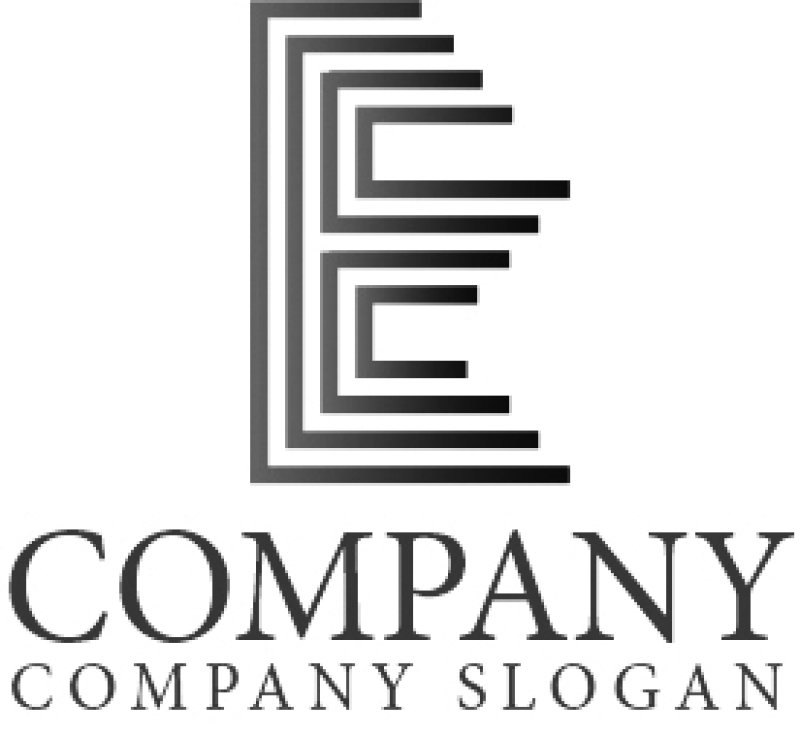 画像4: E・線・回路・アルファベットロゴ・マークデザイン1024 (4)