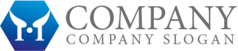 画像5: M・羽・六角形・アルファベットロゴ・マークデザイン1056 (5)