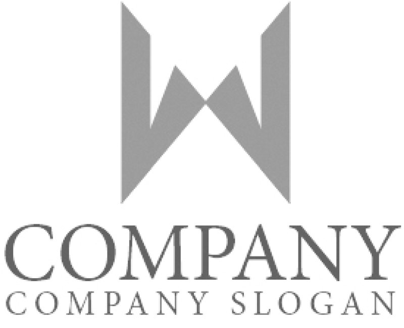 画像4: W・V・上昇・アルファベットロゴ・マークデザイン1062 (4)