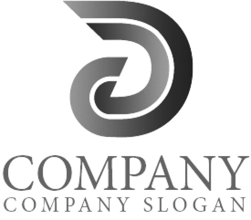 画像4: D・帯・曲線・アルファベットロゴ・マークデザイン1072 (4)