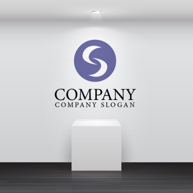 画像2: S・曲線・協力・アルファベットロゴ・マークデザイン1096 (2)