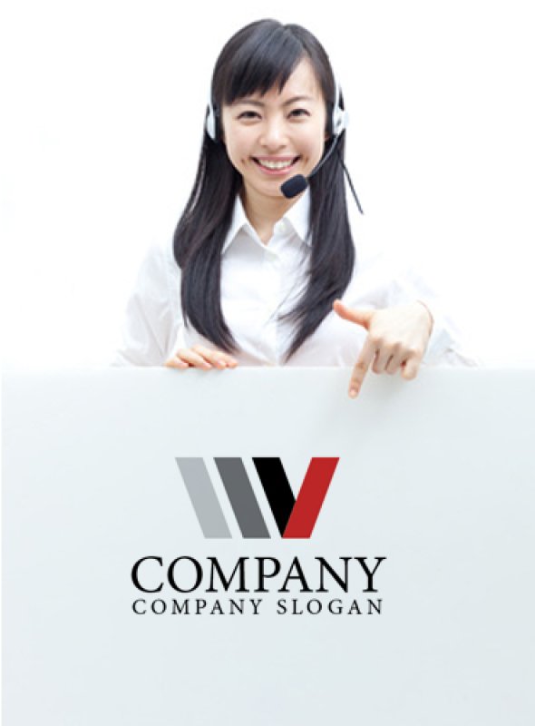 画像3: V・連続・移動・アルファベットロゴ・マークデザイン1100 (3)