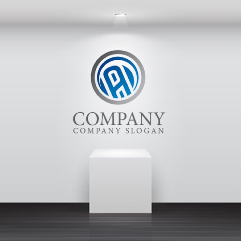 画像2: A・輪・拡大・成長・アルファベットロゴ・マークデザイン1112 (2)