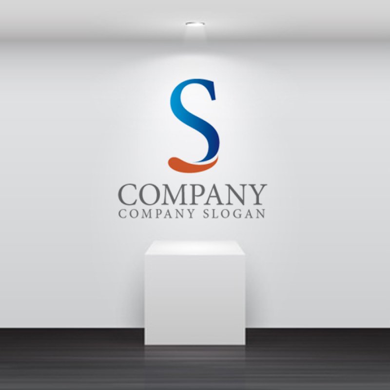 画像2: S・曲線・上昇・支え・アルファベットロゴ・マークデザイン1130 (2)