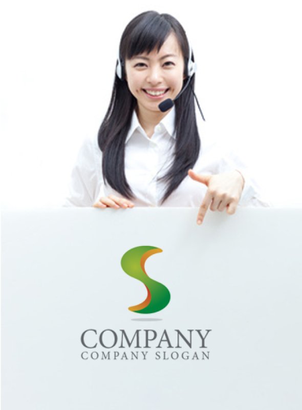 画像3: S・球・曲線・上昇・アルファベットロゴ・マークデザイン1138 (3)