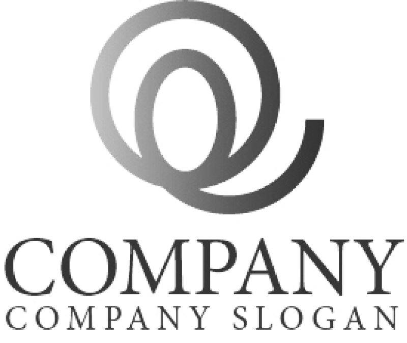 画像4: Q・輪・上昇・グラデーション・アルファベットロゴ・マークデザイン1170 (4)