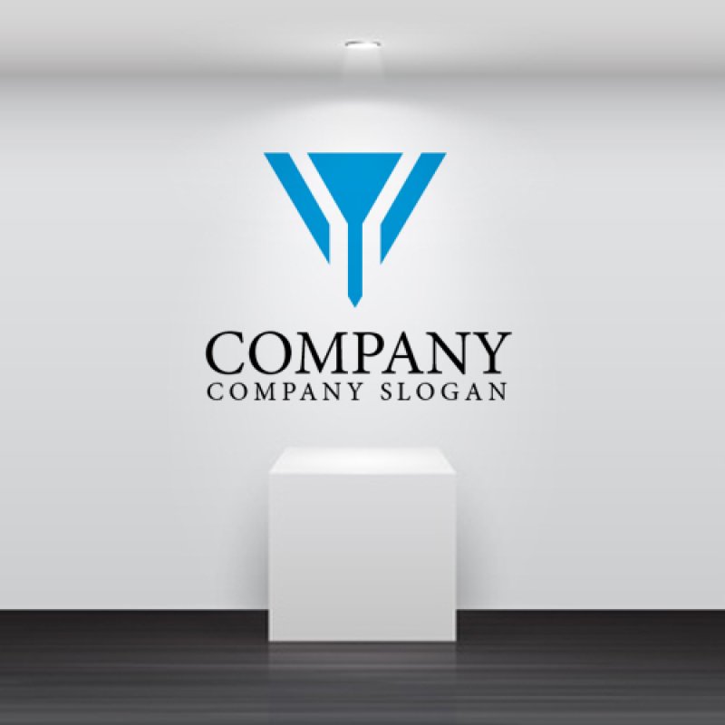 画像2: Y・三角・広がり・アルファベットロゴ・マークデザイン1187 (2)