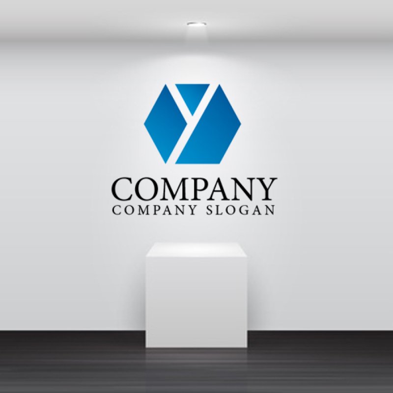 画像2: Y・三角・六角形・上昇・アルファベットロゴ・マークデザイン1188 (2)