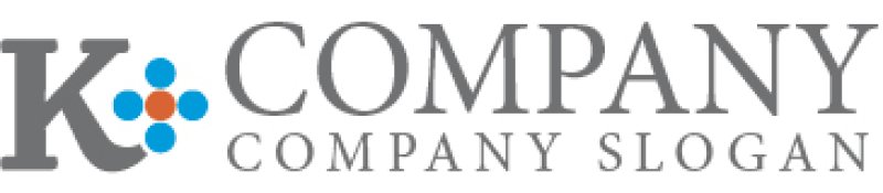 画像5: K・花・点・アルファベット・ロゴ・マークデザイン1342 (5)