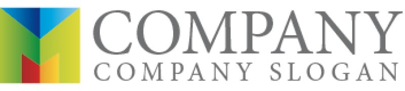 画像5: M・面・色・アルファベット・ロゴ・マークデザイン1351 (5)