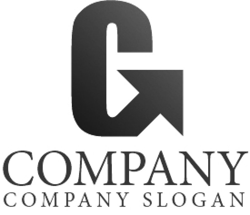 画像4: G・矢印・上昇・ロゴ・マークデザイン1367 (4)