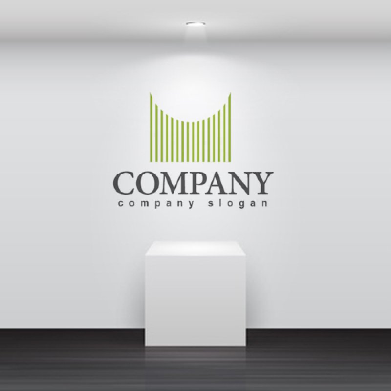 画像2: M・線・橋・アルファベットロゴ・マークデザイン1370 (2)