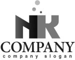 画像4: N・K・点・上昇・繁栄・アルファベット・ロゴ・マークデザイン1386 (4)
