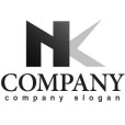 画像4: N・K・輝き・上昇・アルファベット・ロゴ・マークデザイン1387