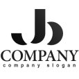 画像4: J・b・曲線・グラデーション・ロゴ・マークデザイン1405