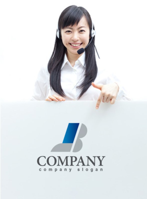 画像3: J・B・移動・半円・グラデーション・ロゴ・マークデザイン1409 (3)