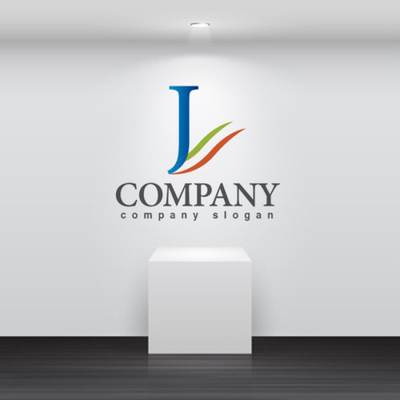 画像2: J・曲線・上昇・S・アルファベット・ロゴ・マークデザイン1415 (2)