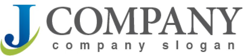 画像5: J・曲線・上昇・U・アルファベット・ロゴ・マークデザイン1416 (5)