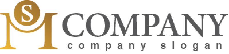 画像5: M・S・支え・橋・アルファベット・ロゴ・マークデザイン1422 (5)