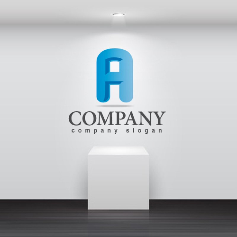 画像2: A・アルファベット・グラデーション・ロゴ・マークデザイン1449 (2)