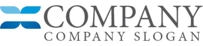 画像5: X・葉・グラデーション・ロゴ・マークデザイン1473 (5)