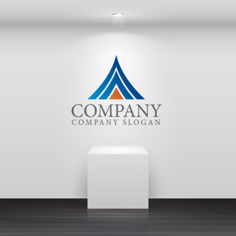 画像2: A・上昇・山・グラデーション・ロゴ・マークデザイン1485 (2)