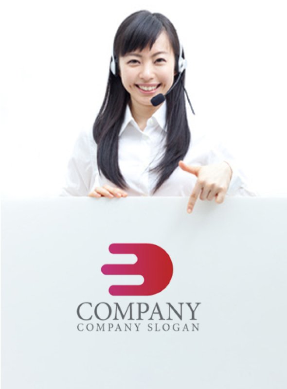 画像3: D・前進・移動・アルファベットロゴ・マークデザイン1497 (3)