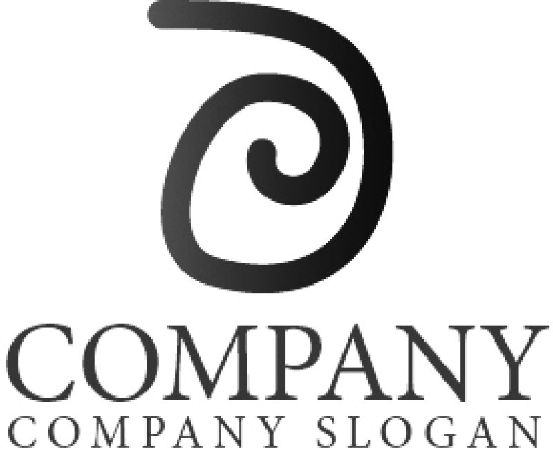 画像4: D・線・渦・グラデーション・ロゴ・マークデザイン1498 (4)