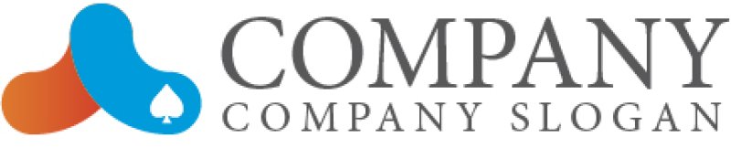 画像5: A・人・スペード・アルファベット・ロゴ・マークデザイン1525 (5)