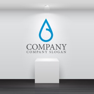 画像2: A・水滴・水・アルファベット・グラデーション・ロゴ・マークデザイン1550