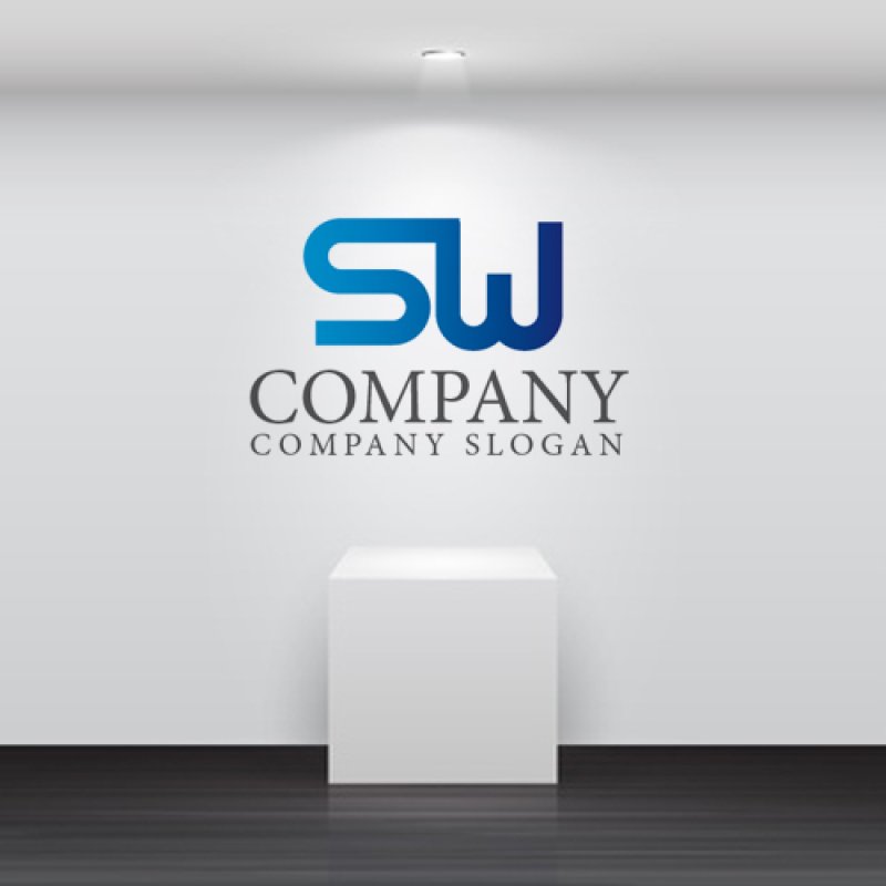 画像2: S・W・管・グラデーション・ロゴ・マークデザイン1552 (2)