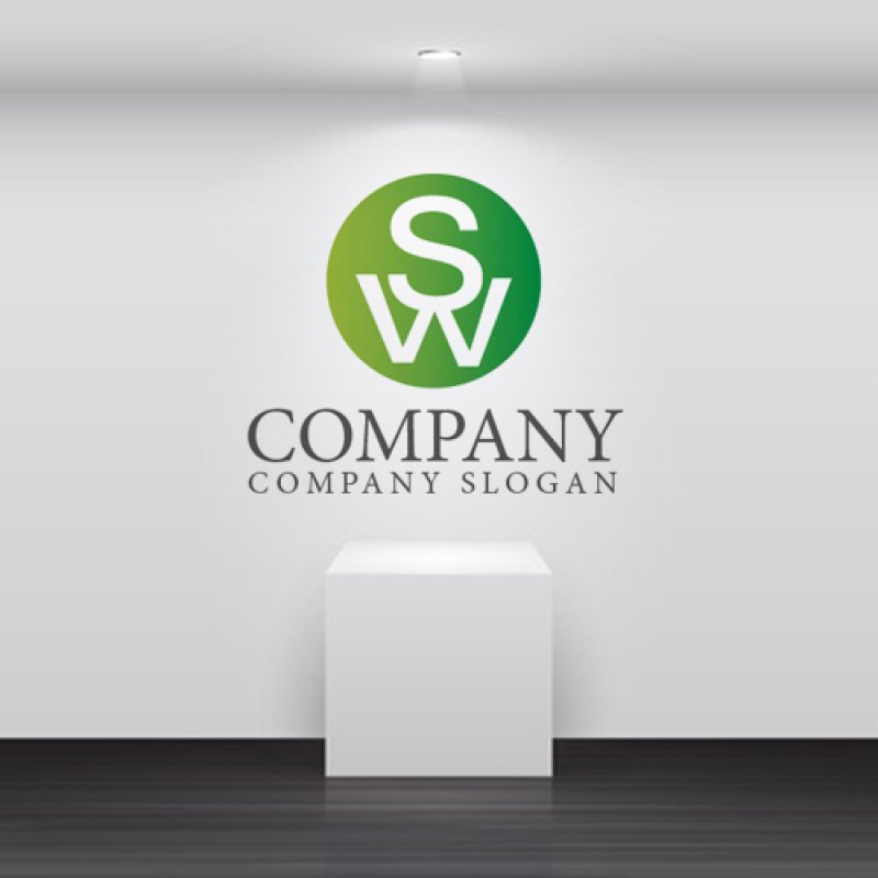 画像2: S・ W・輪・アルファベット・ロゴ・マークデザイン1554 (2)