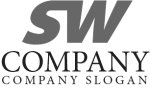 画像4: S・W・移動・上昇・アルファベットロゴ・マークデザイン1557 (4)
