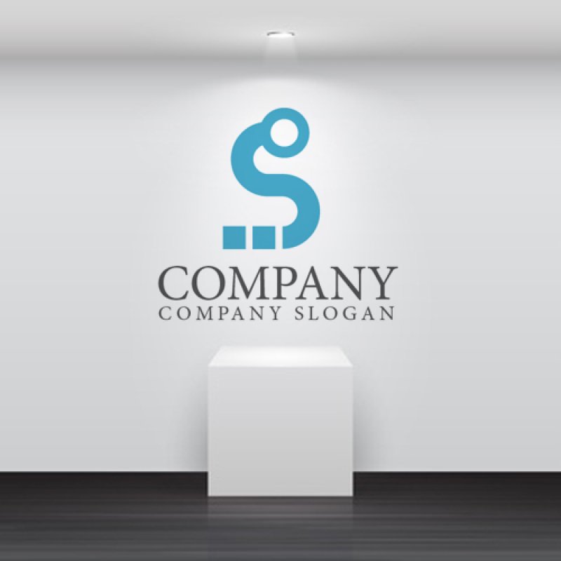 画像2: S・路線・線・アルファベット・グラデーション・ロゴ・マークデザイン1561 (2)